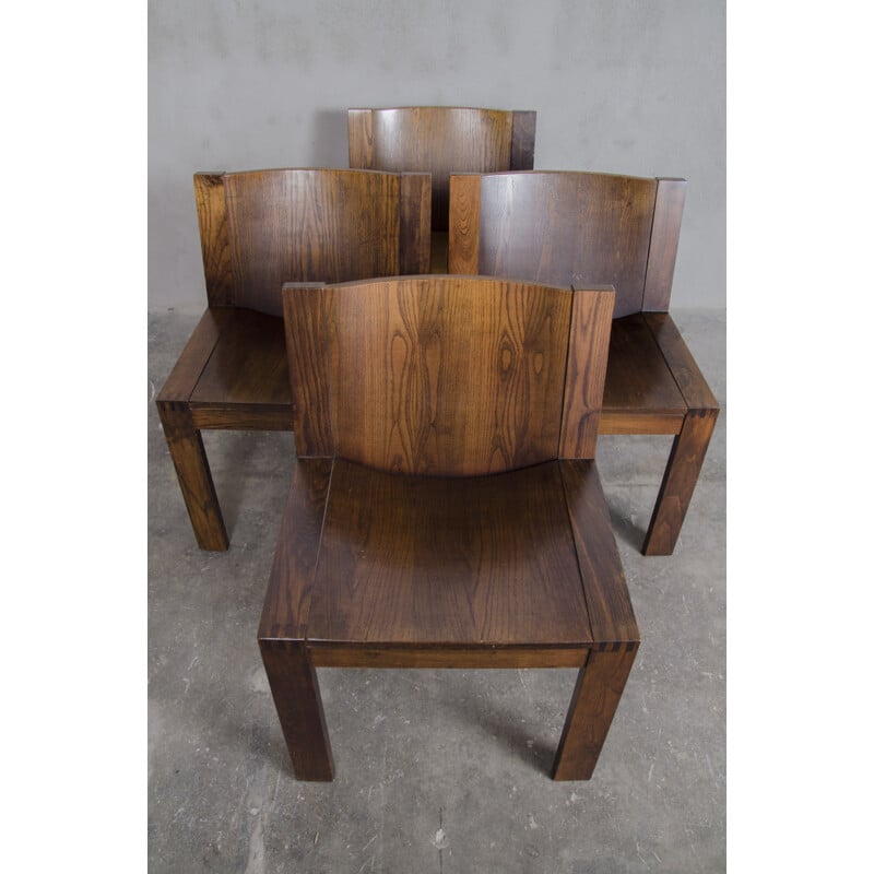 Set of 4 dining SE15 Chairs by Boonzaijer & Mazairac for Pastoe - 1976