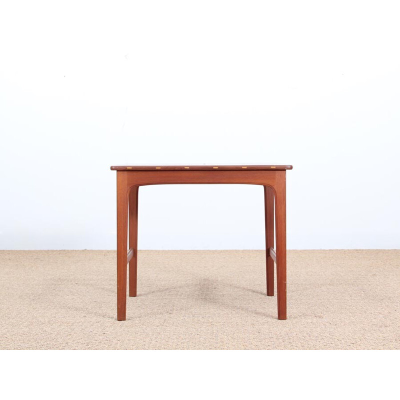 Scandinavian vintage side table in solid teak by Yngvar Sandström, Sweden 1960