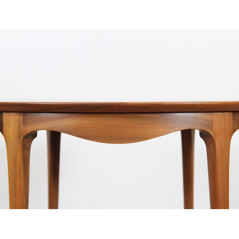 Scandinavian vintage walnut coffee table by Ole Wanscher for Andreas Jeppe Iversen, 1950