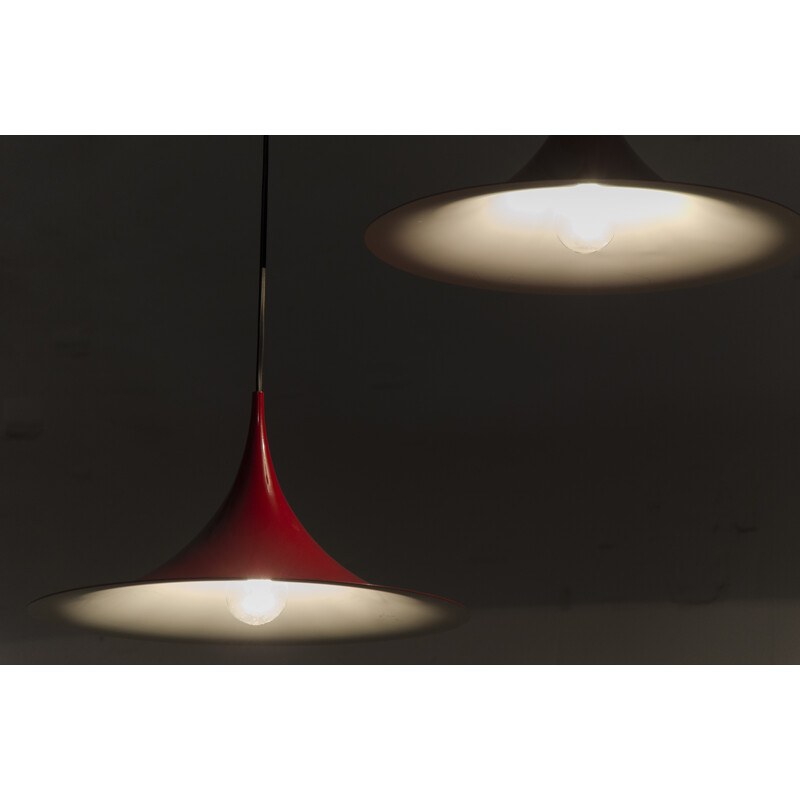 Pair of Semi Pendants by Claus Bonderup & Torsten Thorup for Fog & Mørup - 1960s