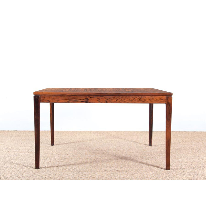 Skandinavischer quadratischer Vintage-Couchtisch aus Rio Palisander Modell Colorado, 1960