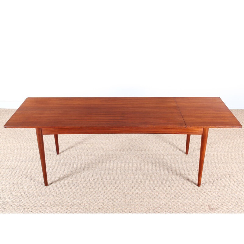 Scandinavian teak coffee table - 1960s