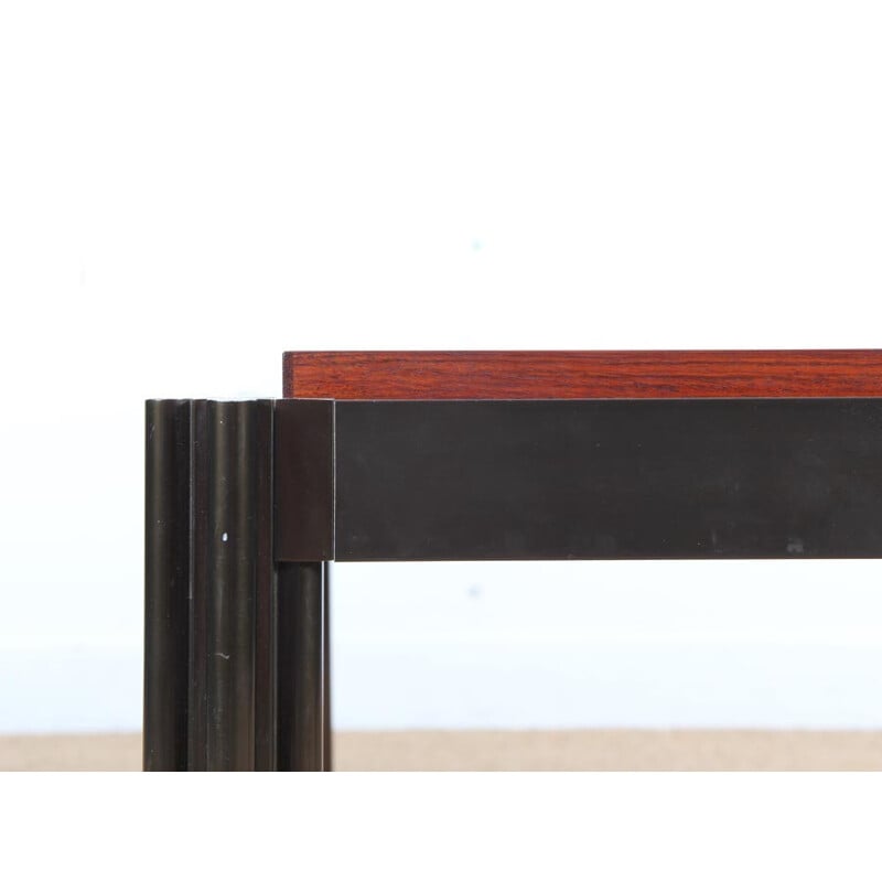 Table basse en marqueterie de Rolf Middelboe & Gorm Lindum pour Tanekaer Furniture - 1970