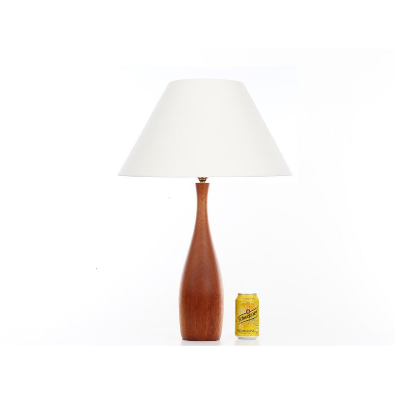 Vintage scandinavian teak lamp - 1960s