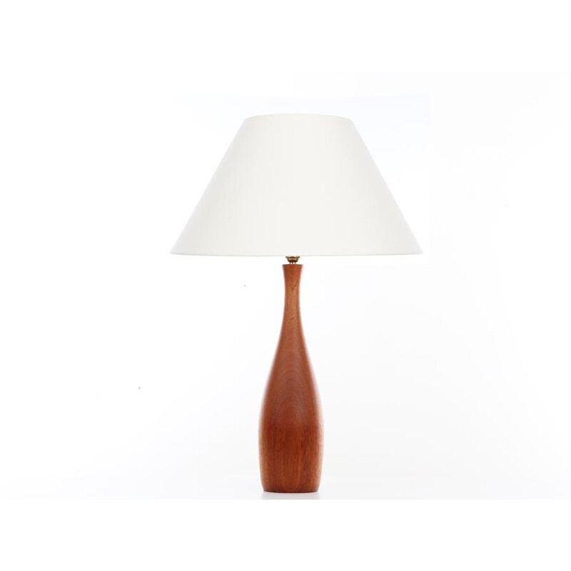 Vintage scandinavian teak lamp - 1960s