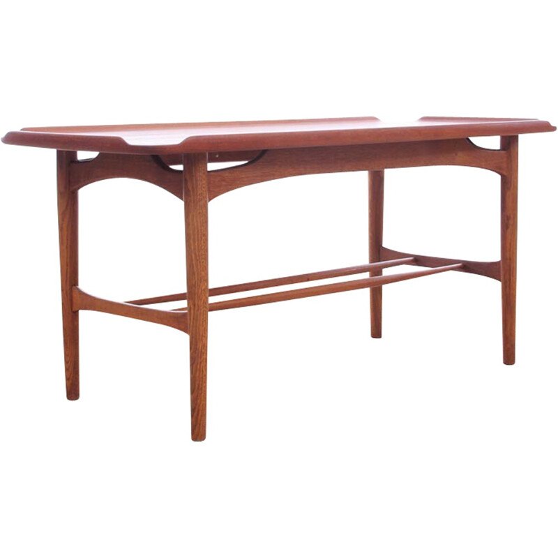 Scandinavian teak coffee table - 1950s