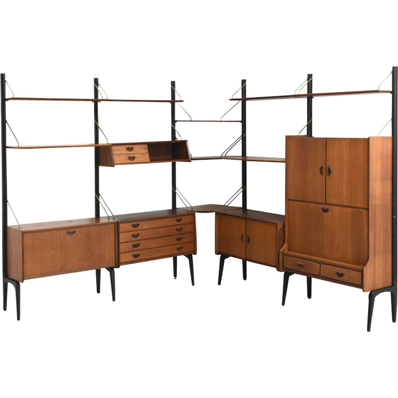 Wall unit vintage by Louis Van Teeffelen - 1960s