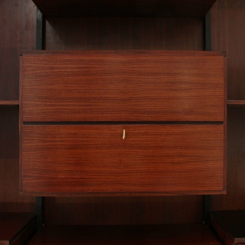 Italian rosewood vintage wall unit - 1960s