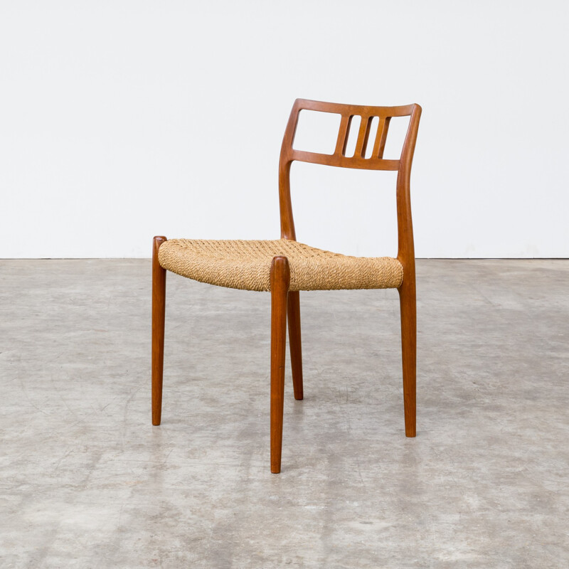 Set of 4 model 79 chairs by  Niels Otto Møller for J.L Moller - 1960s
