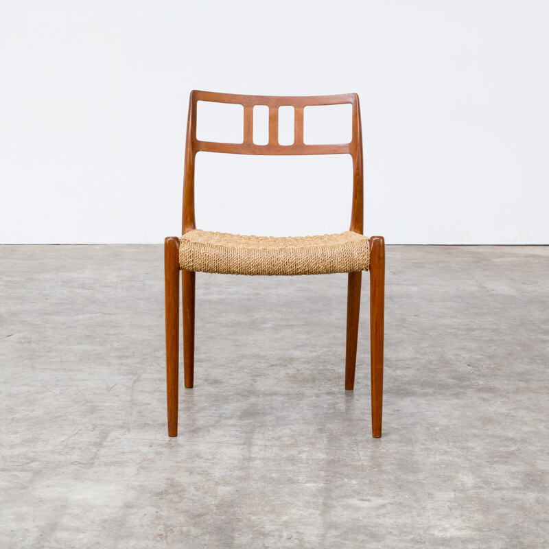 Suite de 4 Chaises modèle 79 vintage de Niels Otto Møller pour J.L Moller - 1960