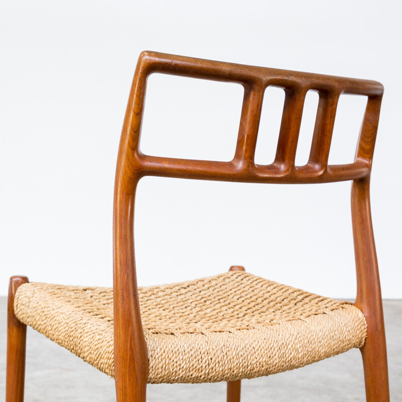 Suite de 4 Chaises modèle 79 vintage de Niels Otto Møller pour J.L Moller - 1960