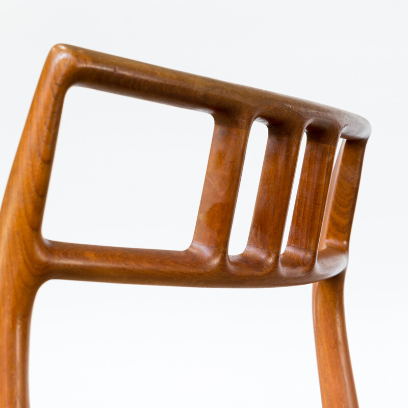 Set of 4 model 79 chairs by  Niels Otto Møller for J.L Moller - 1960s