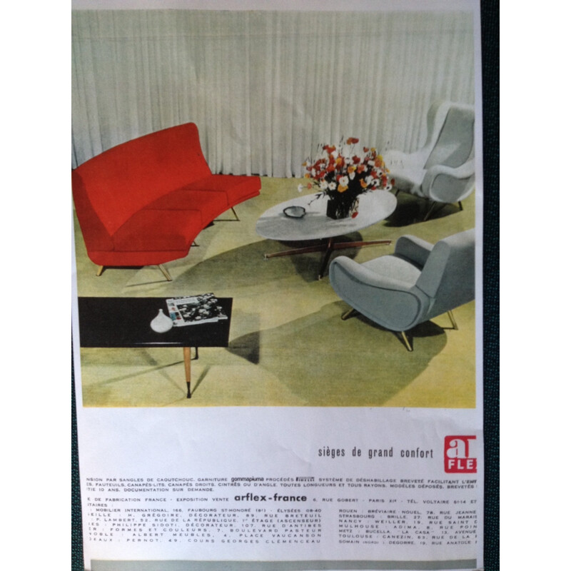 3-Seater Vintage Sofa by Marco Zanuso For Artflex - 1950s
