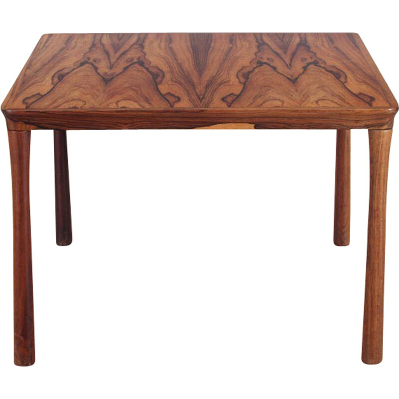 Vintage square Scandinavian coffee table Colorado in rosewood from Rio, Sweden 1950