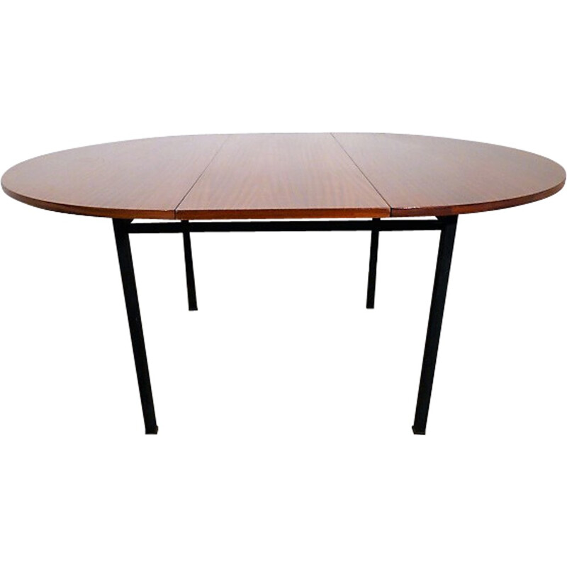 Vintage dining table by Claude Vassal for Alveole - 1950s