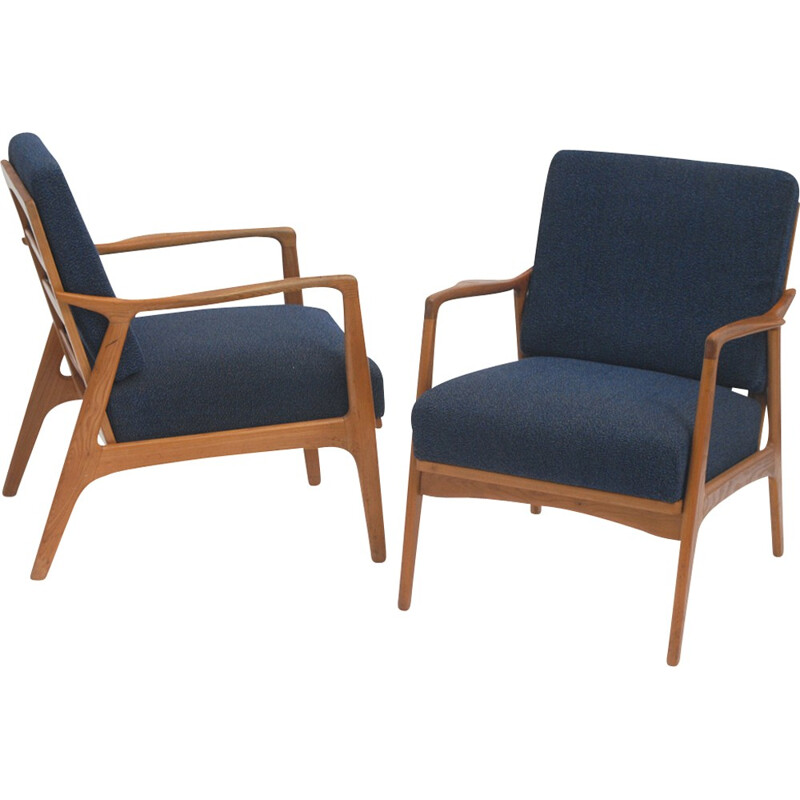 Suite de 2 fauteuils vintage par Dřevopodnik Holešov - 1960