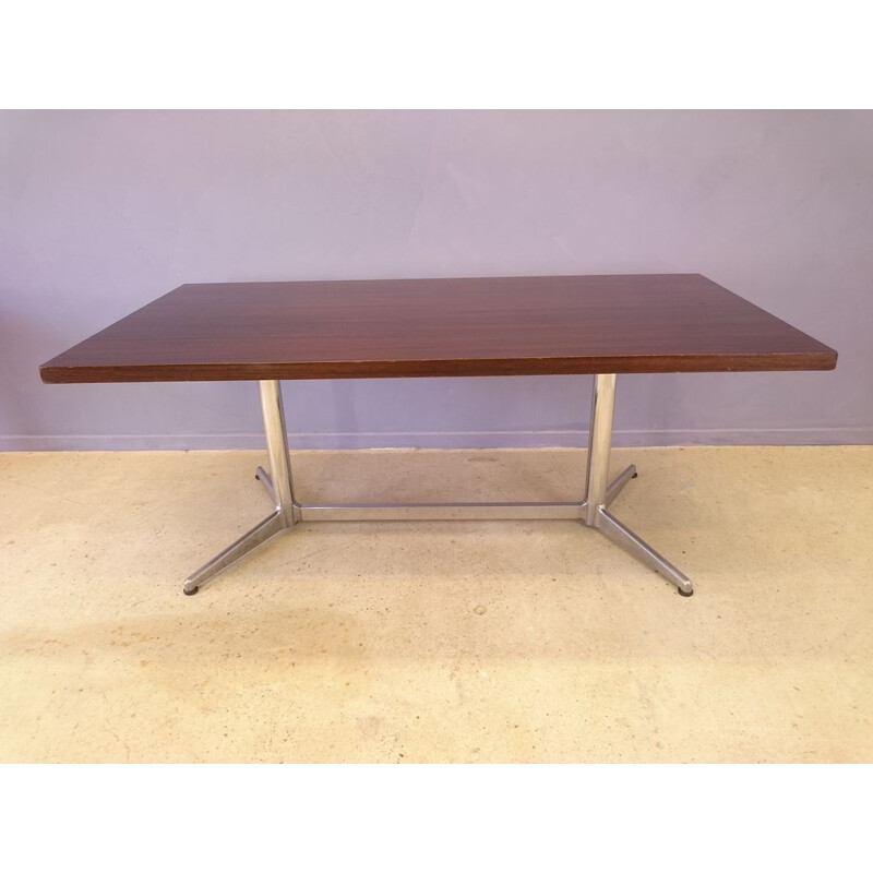 Rosewood vintage table desk - 1970s