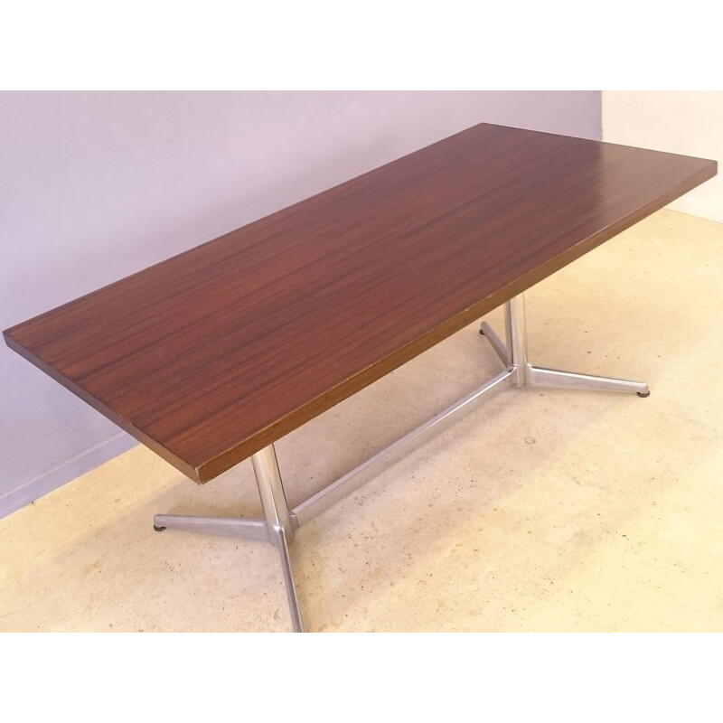 Bureau-table vintage en palissandre - 1970