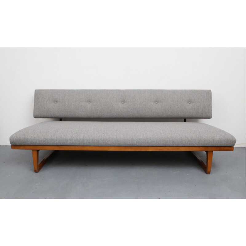 Classic vintage grey sofa - 1950s