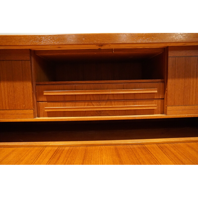 Large Scandinavian vitage Teak Secretary Desk - 1960s