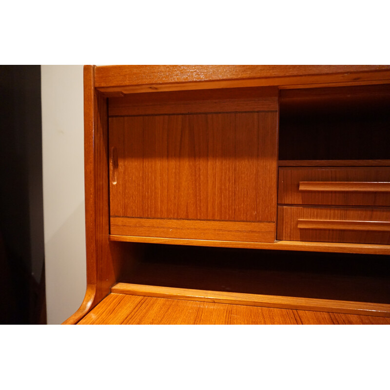 Large Scandinavian vitage Teak Secretary Desk - 1960s