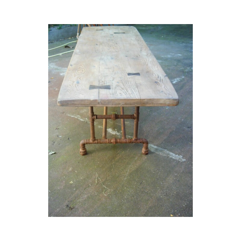 Table vintage industrielle - 1960