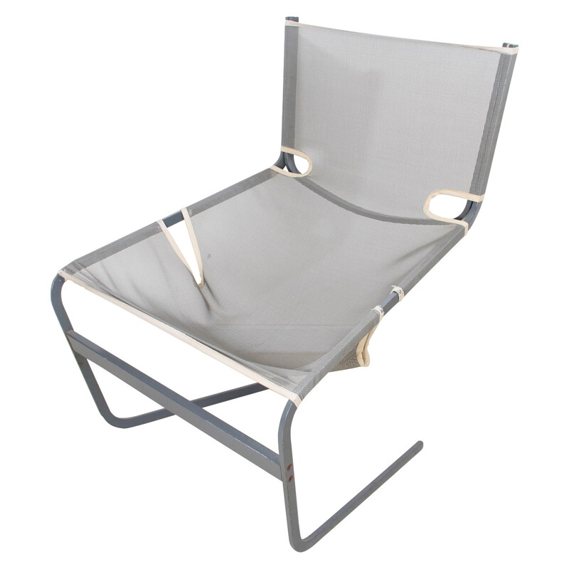 Grey "444" armchair, Pierre PAULIN - 1960s