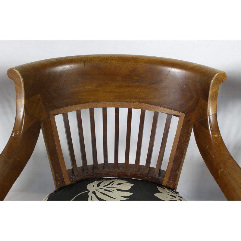 Suite de 5 fauteuils vintage en acajou - 1930