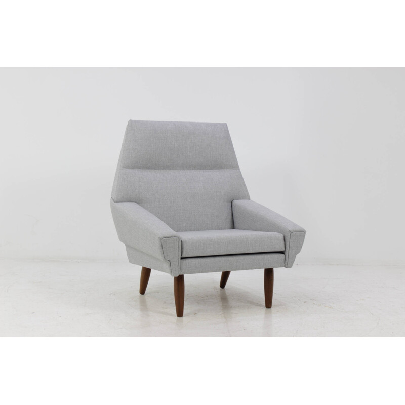 Scandinavian Rosewood vintage lounge armchair - 1960s