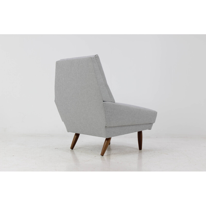 Scandinavian Rosewood vintage lounge armchair - 1960s