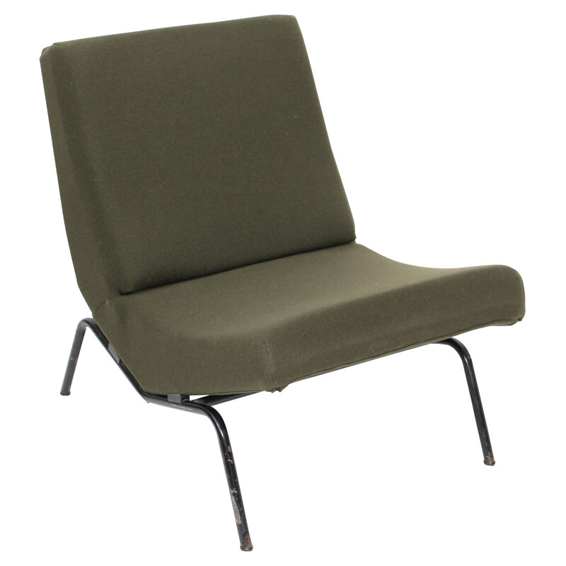 Green "CM194" low chair, Pierre PAULIN - 1950s