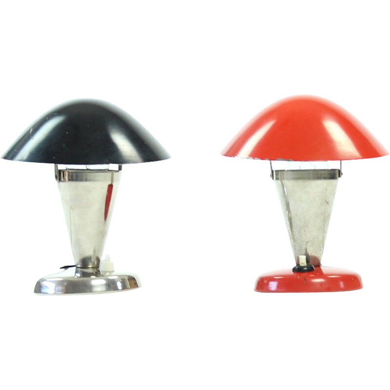 His & Hers Table Lamp by Josef Hurka for Napako, Czechoslovakia - 1960s