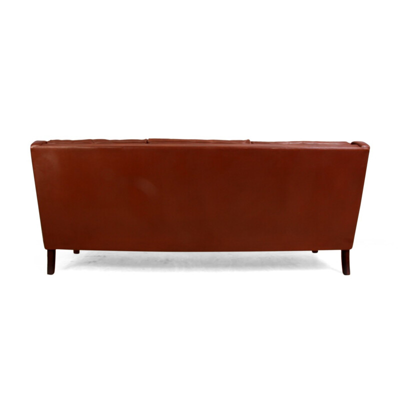 Vintage Danish Leather Sofa - 1960s