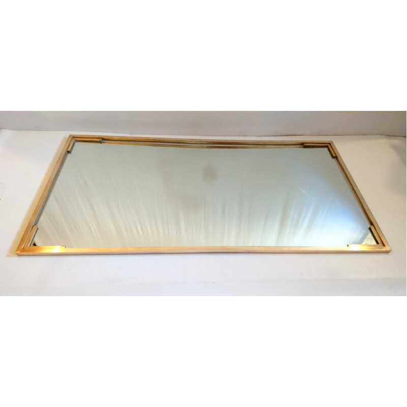 Vintage Mirror with Brass frame - 1960s