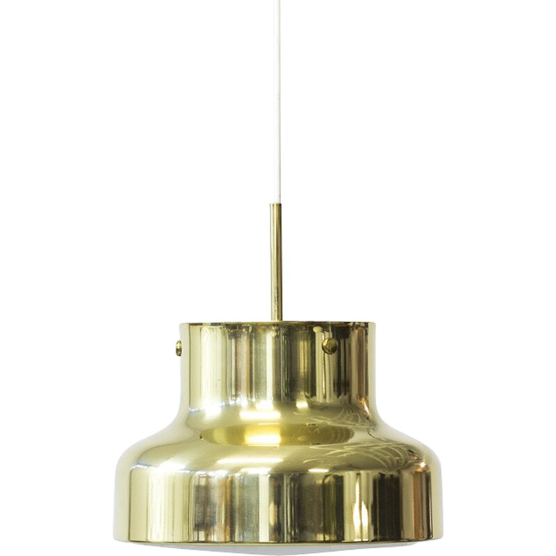 Brass "Bumling" hanging lamp by Anders Pehrson for Ateljé Lyktan - 1960s