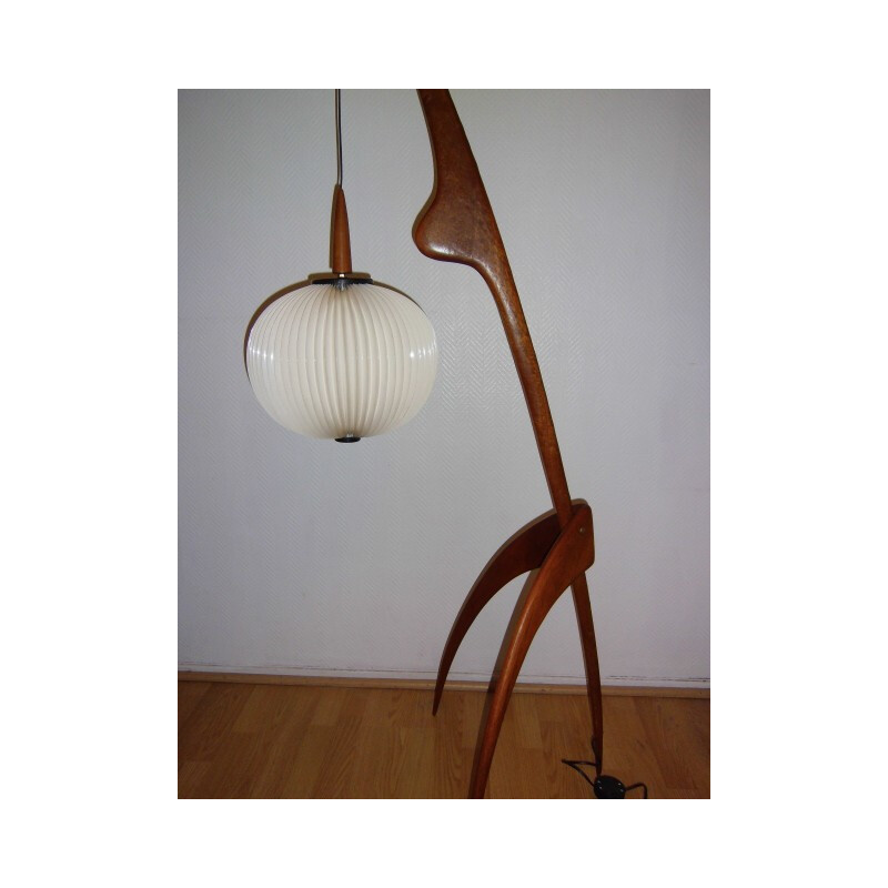 Vintage Floor lamp by Rispal - 1950s