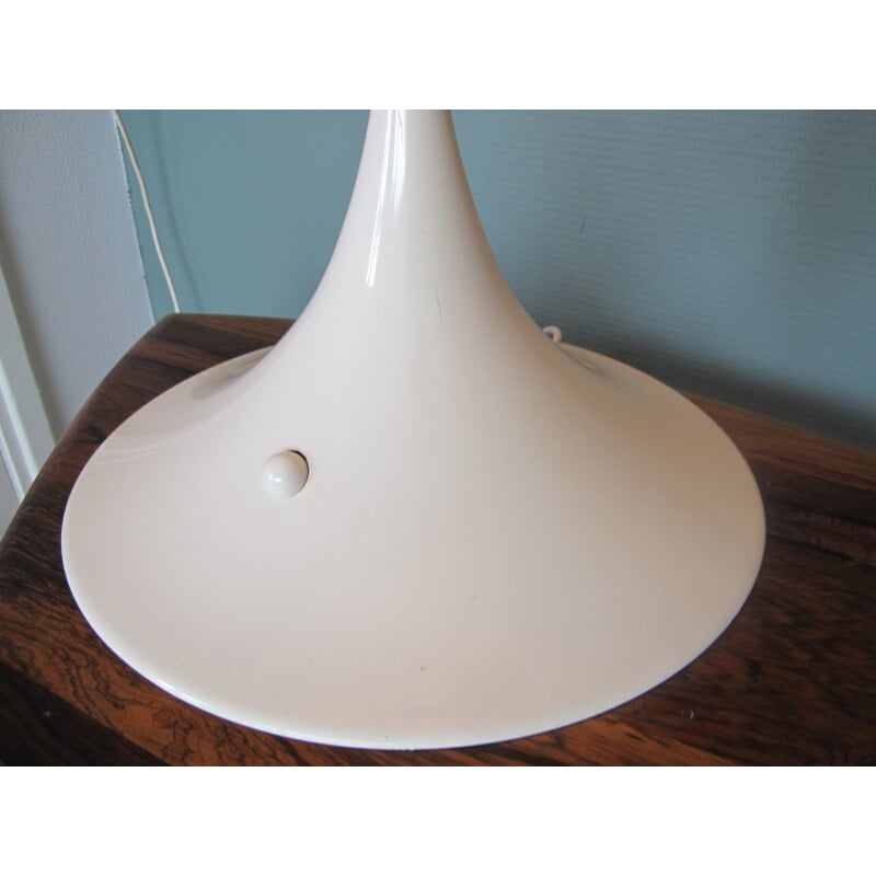 Vintage White "Panthella" Table Lamp by Verner Panton for Louis Poulsen - 1970s