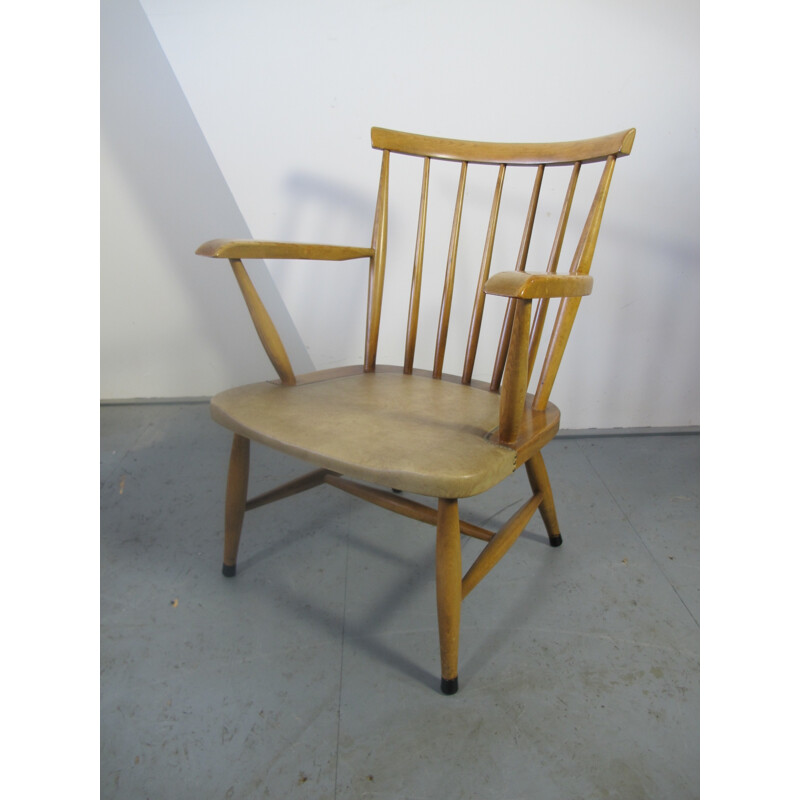 Vintage Scandinavian Easy Chair in wood - 1950s