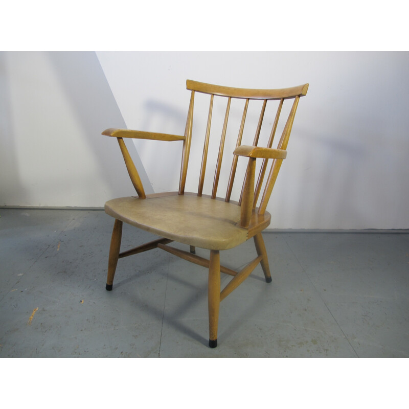 Vintage Scandinavian Easy Chair in wood - 1950s