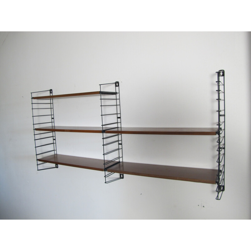 Vintage Teak Shelving Unit Sytem by A.D.Dekker for Tomado - 1950s