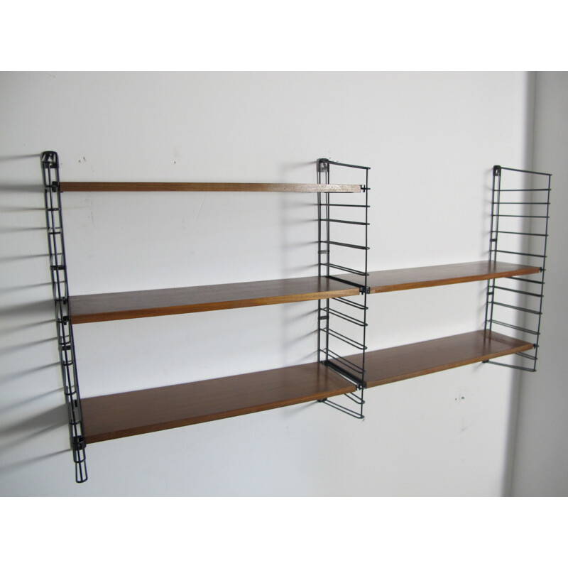 Vintage Teak Shelving Unit Sytem by A.D.Dekker for Tomado - 1950s