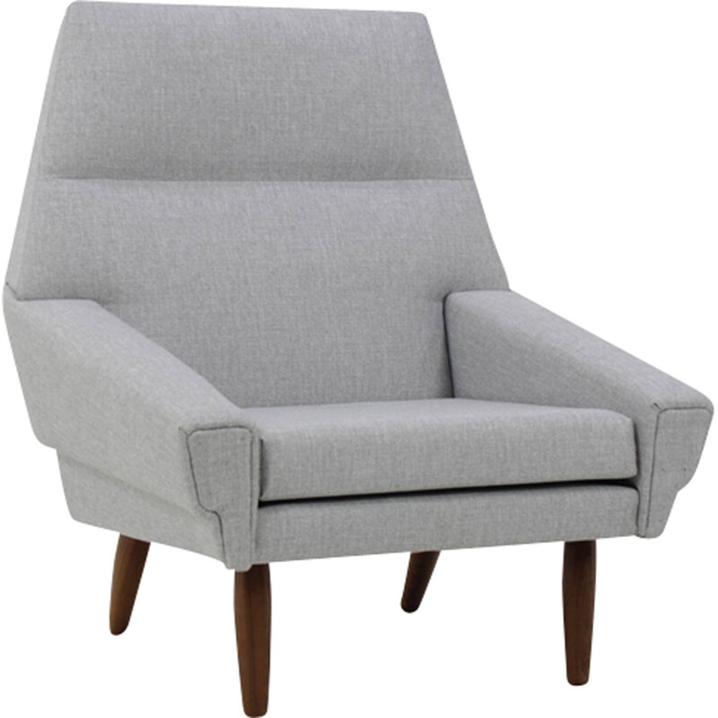 Scandinavian Rosewood vintage lounge armchair - 1960s