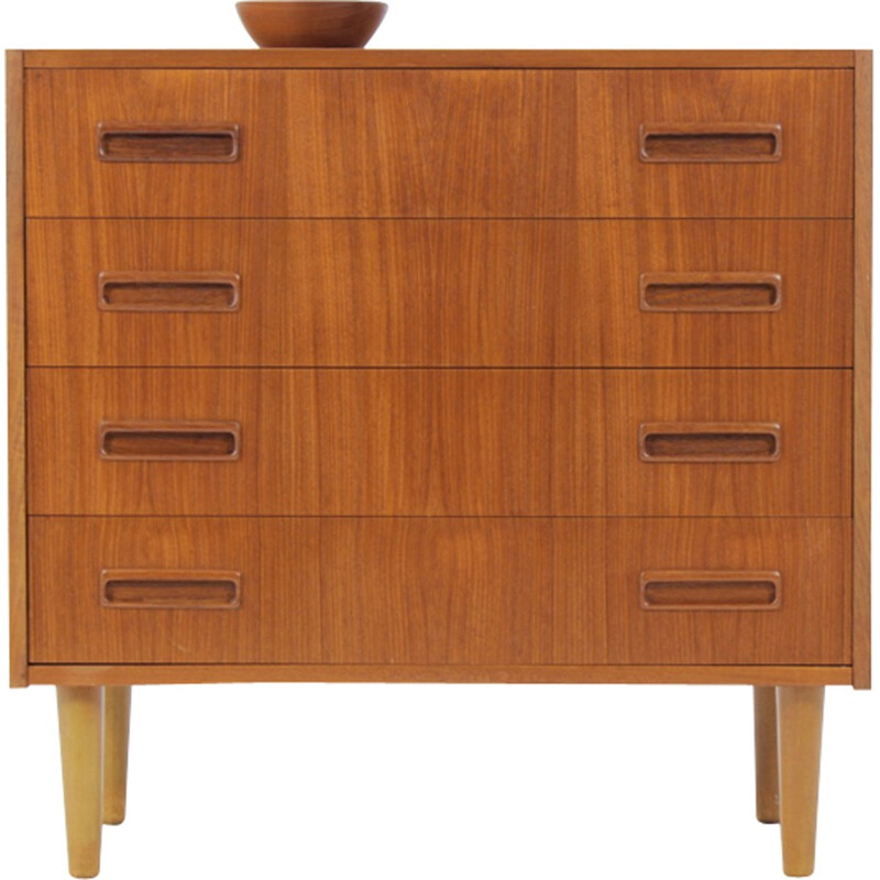 Danish teak vintage chest of drawers - 1960s