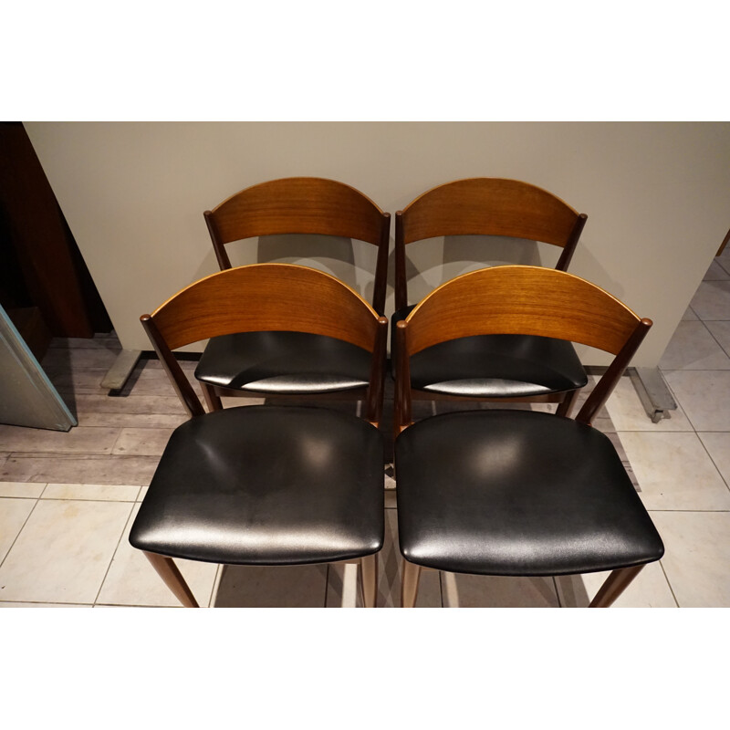 Teak Danish Chairs for Jysk Mobelfabrik - 1960s