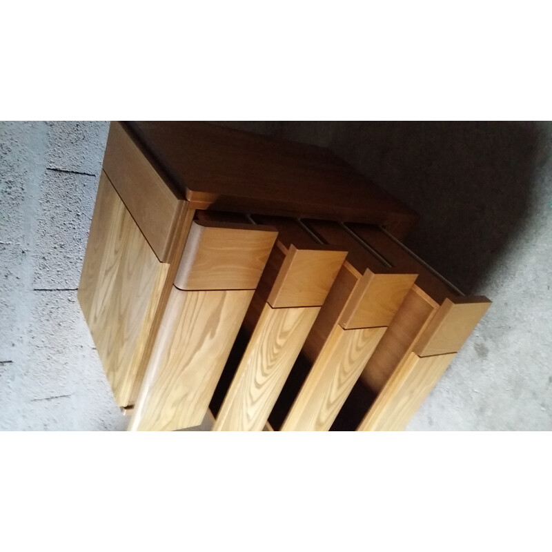 Set of 3 chests of drawers for Regain France - 1980se modulable Regain - 1980  