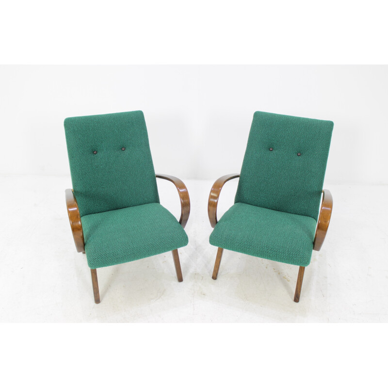 Vintage Bentwood Lounge chairs by Thon Thonet - 1960s