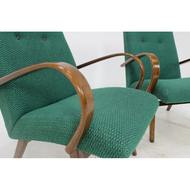 Vintage Bentwood Lounge chairs by Thon Thonet - 1960s