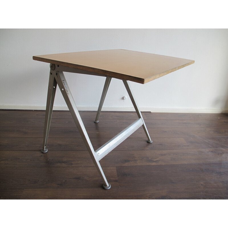 Vintage "Reply" Worktable by Wim Rietveld & Friso Kramer for Ahrend De Cirkel - 1930s