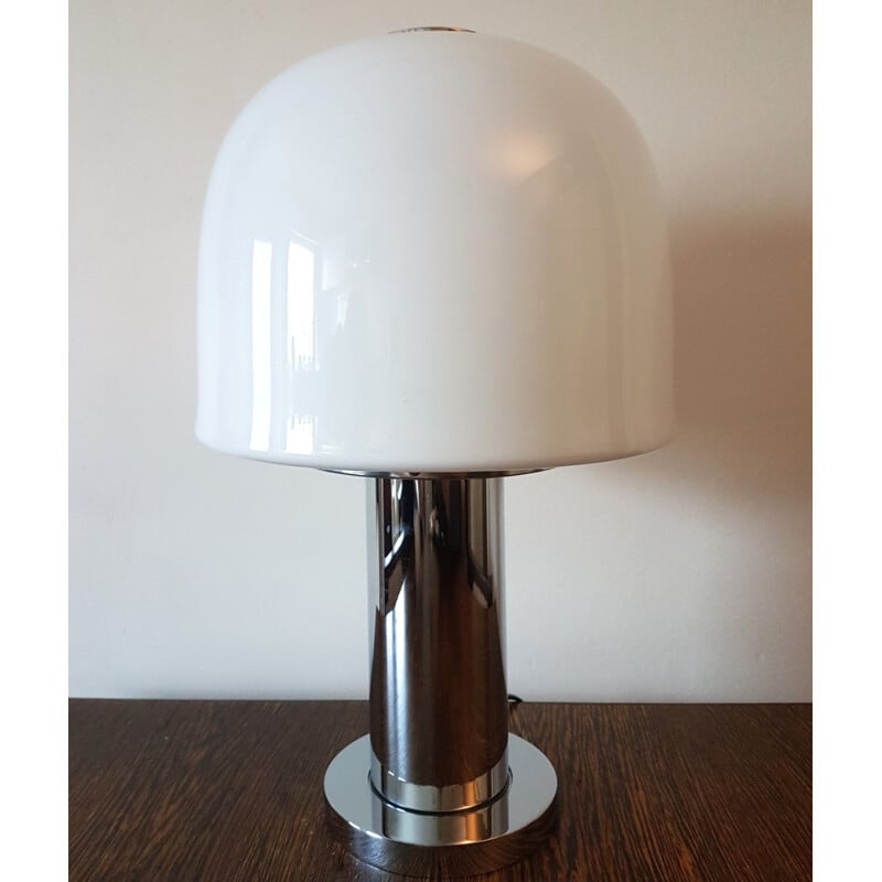 Lampe de table vintage par Glashutte Limburg - 1960