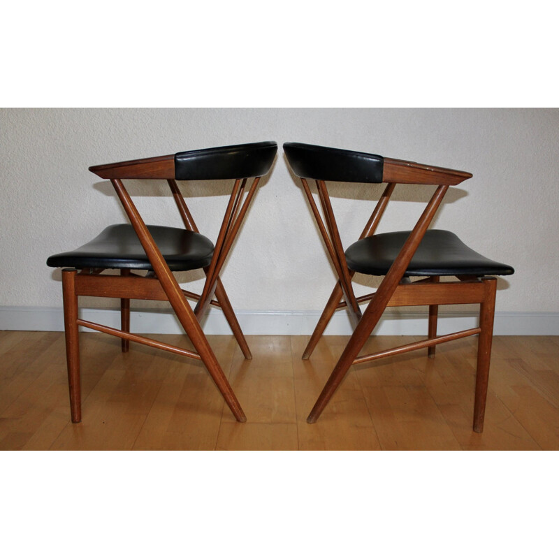 Roundback chair by Helge Sibast - 1950s
